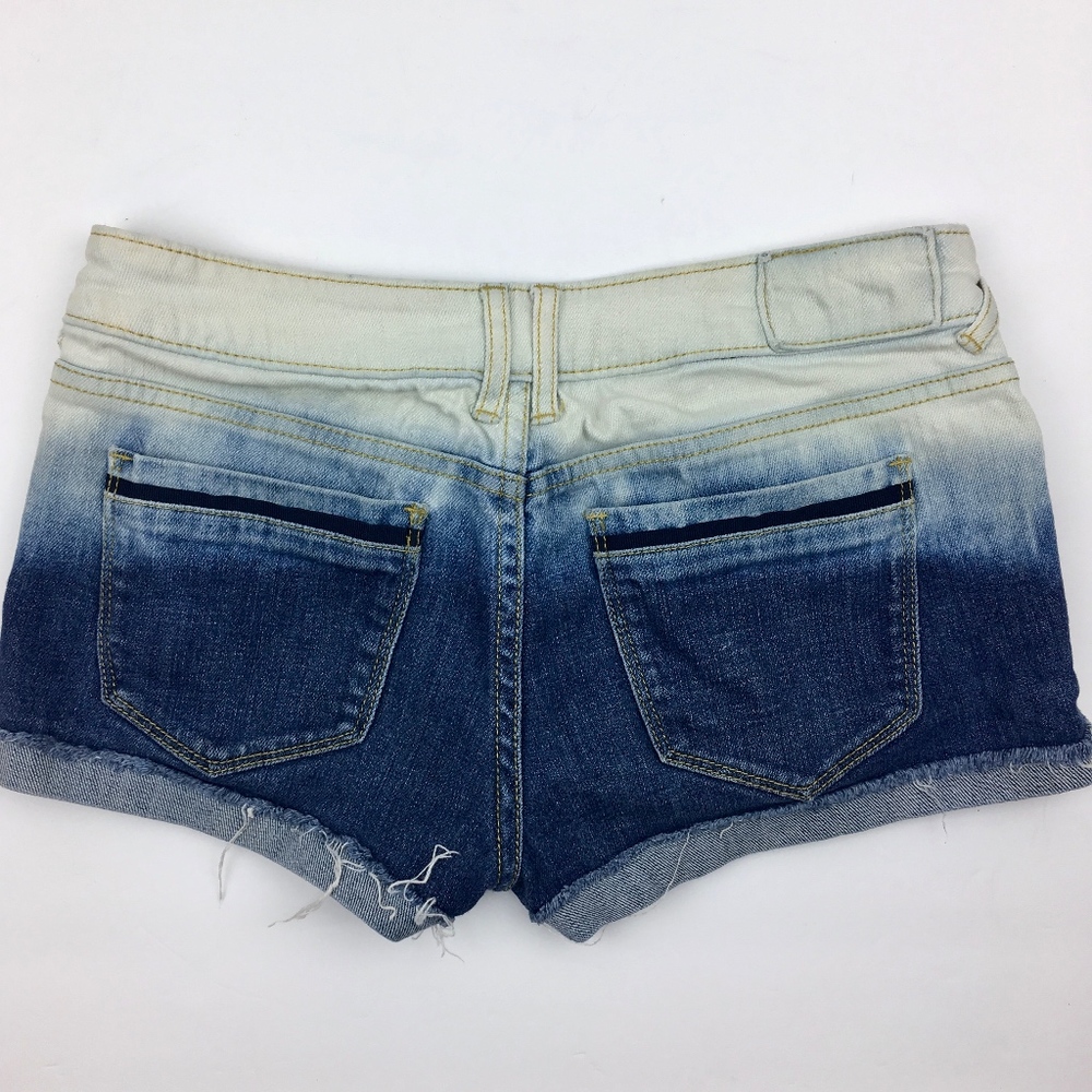Princess Vera Wang Ombre Denim Jean Shorts Size 1 - Picture 6 of 8